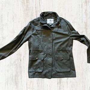 Women's Utility Jacket in Olive Green